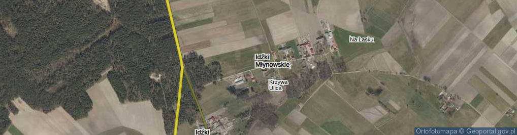 Zdjęcie satelitarne Idźki Młynowskie ul.